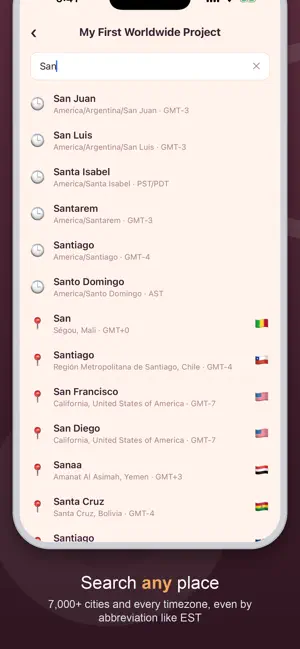 ZoneTime: World Clock screenshot 4