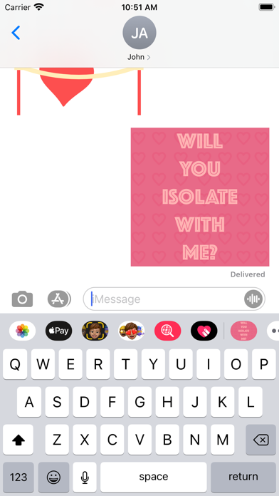 Screenshot #1 pour Saint-Valentin - Autocollants