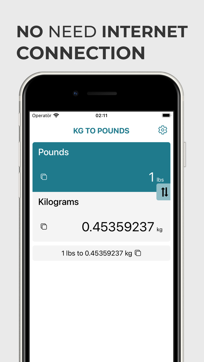 Kg to Pounds Converter kg lbs