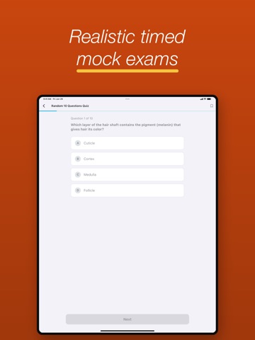 Alberta Barber Exam Prep iPad screenshot