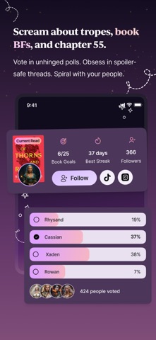 Book Social: Romantasy BookTok screenshot