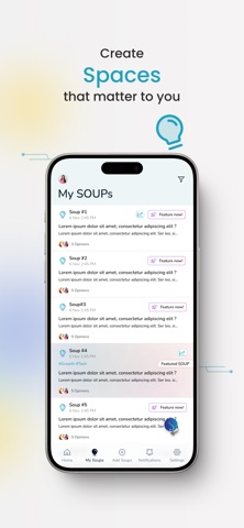 SOUP App screenshot