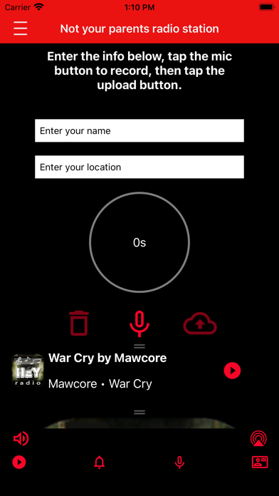Hey Radio 88.9 iPhone screenshot 4 - Entertainment app