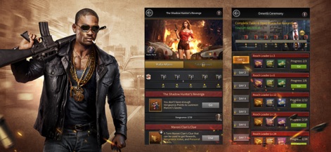 Mafia City: War of Underworld - Investigate the various task systems like 'Mafia Affairs' and 'Omerta Ceremony', providing structured objectives and player engagement.
