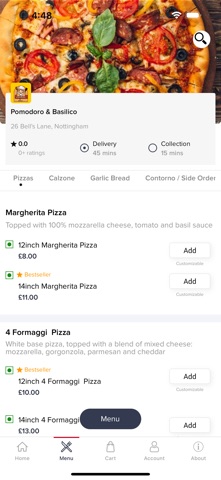 Pomodoro & Basilico screenshot