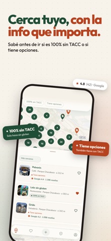 CeliMap - Mapa sin gluten iPhone screenshot 2