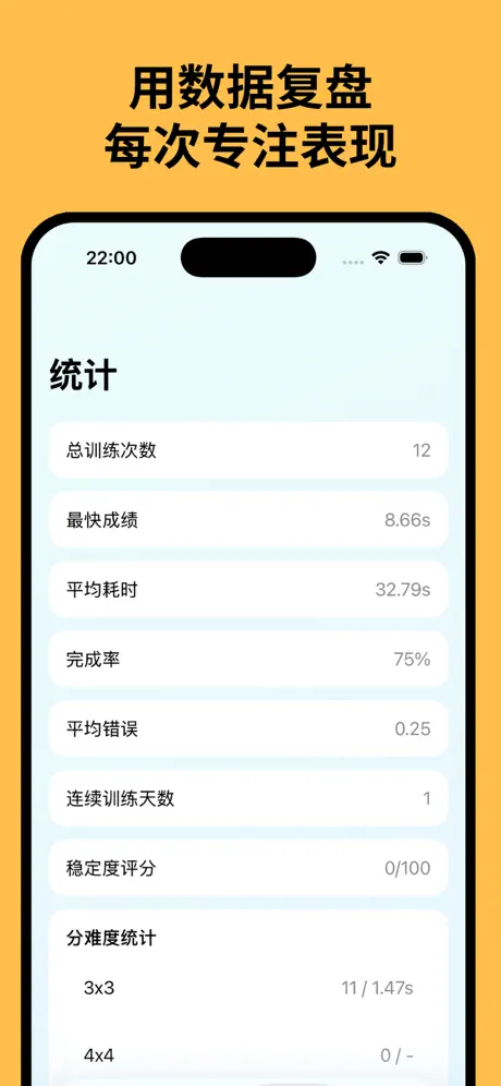 舒尔特方格 - 注意力反应力专注力训练 应用截图
