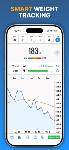 Weight Diary Lite screenshot