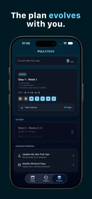 Pull-Up Program: PullForge screenshot 4