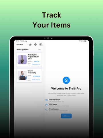 Thrift Profit Identifier iPad screenshot