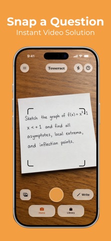 Tesseract: AI Math Solver screenshot