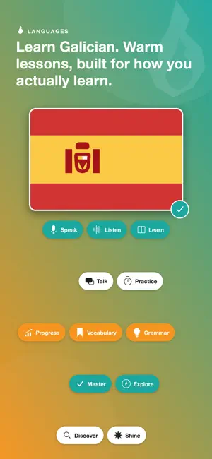 Learn Galician - LingFast screenshot 1