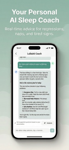 Lullabai: Baby Sleep Tracker iPhone screenshot