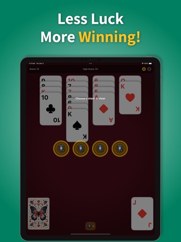 Aces Up Solitaire: Card Game iPad screenshot