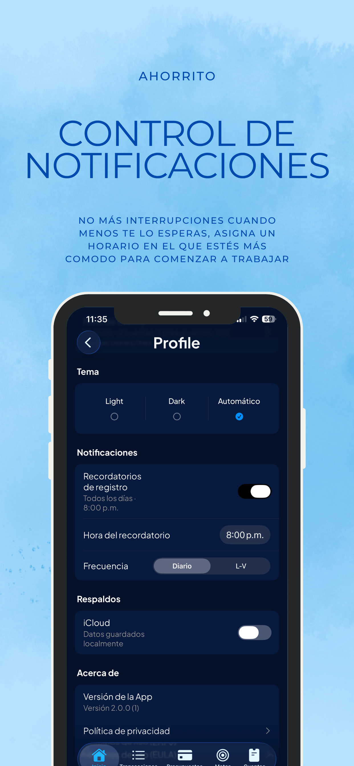 Finanzas personales - Ahorrito screenshot 6
