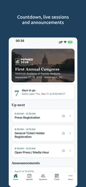 AAPM Congress 2026 screenshot 3