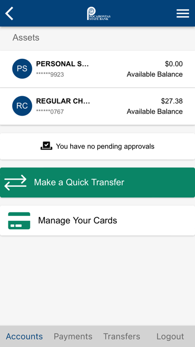 Pocahontas State Bank Mobile Screenshot