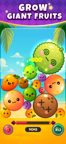 Magic Fruit Merge Puzzle Screenshot 2 of 6