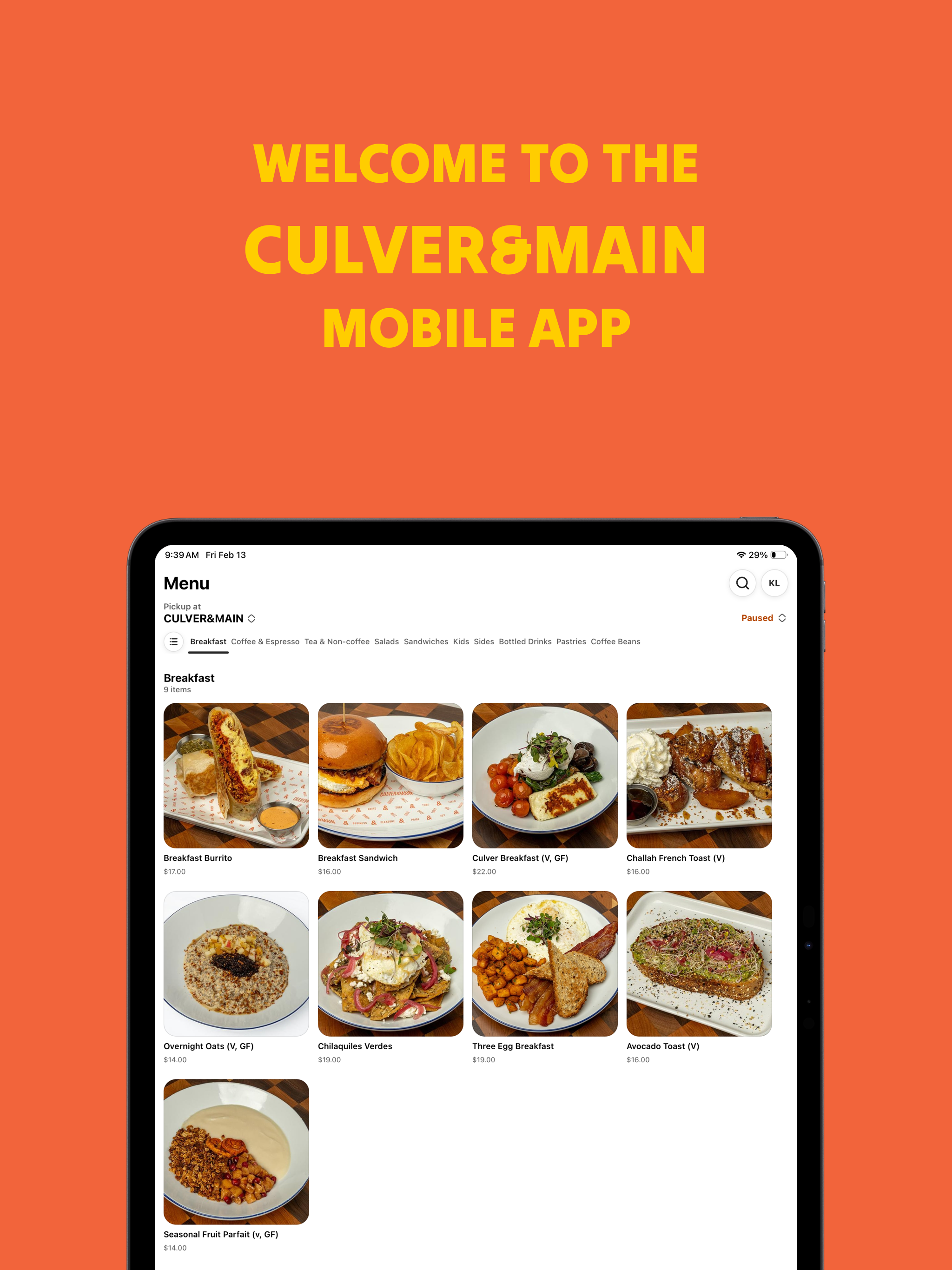 CULVER&MAIN - Order Now