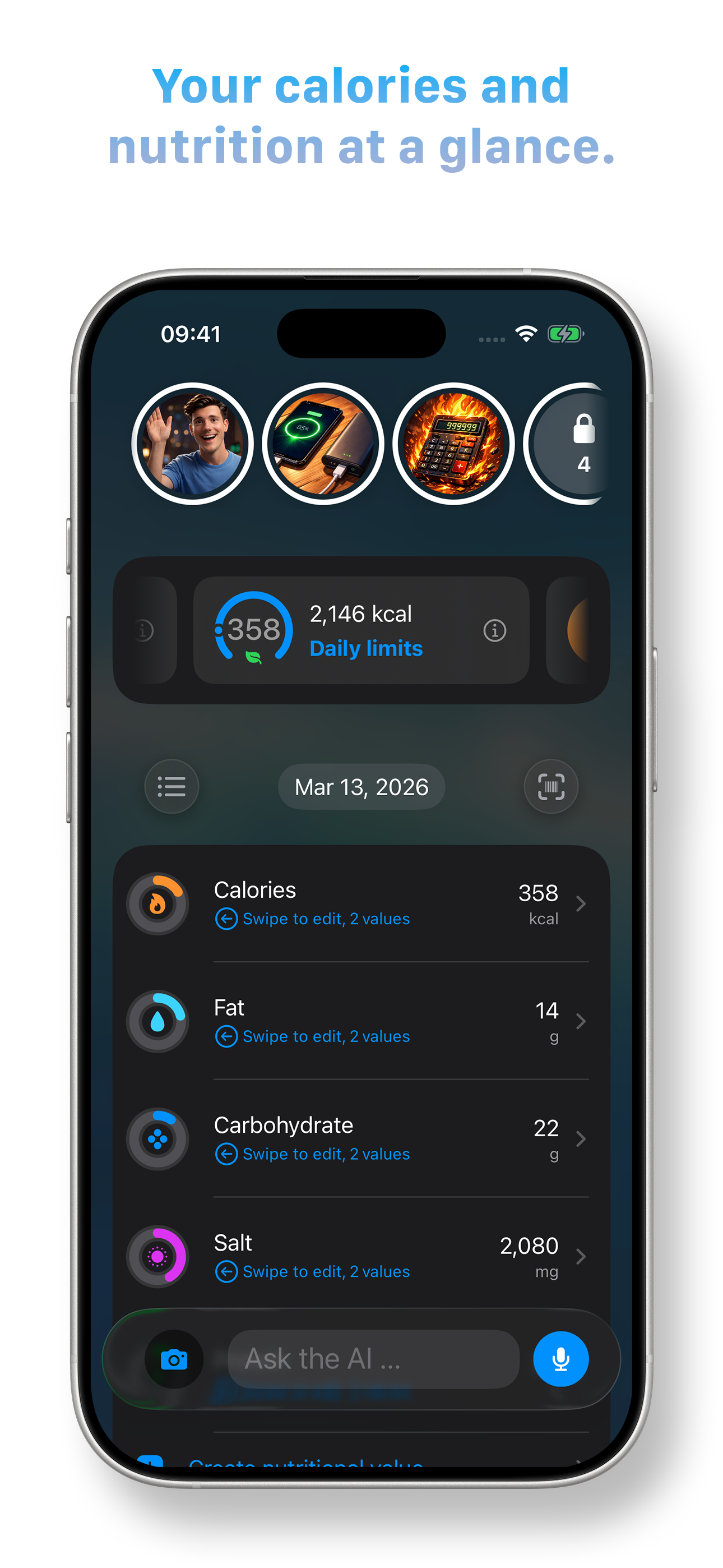 SimCal: AI Calorie Tracker