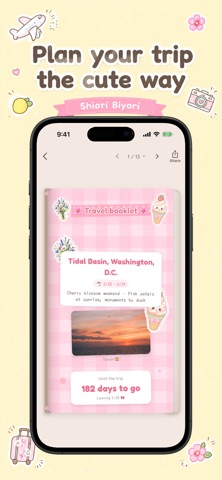 Shiori: Cute Trip Planner Screenshot 1 of 7
