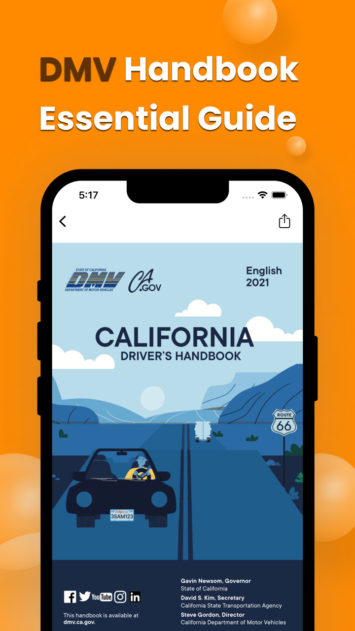 DMV Practice Test  QUIZ
