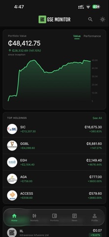 GSE Monitor screenshot