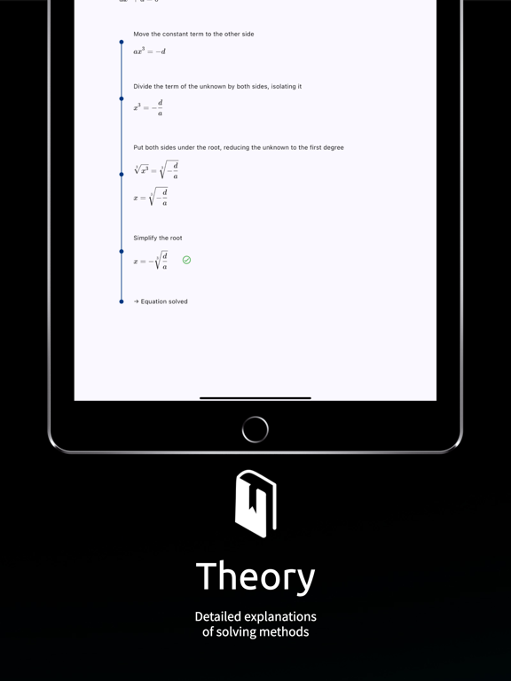 Solve the equations iPad screenshot 6 - Education app