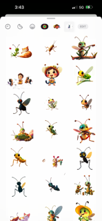 Cricket Sounds Stickers screenshot 2