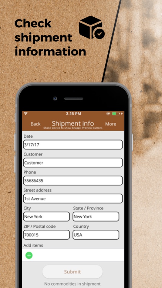 #3. Warehouse Inventory & Shipment (iOS) 由: Snappii