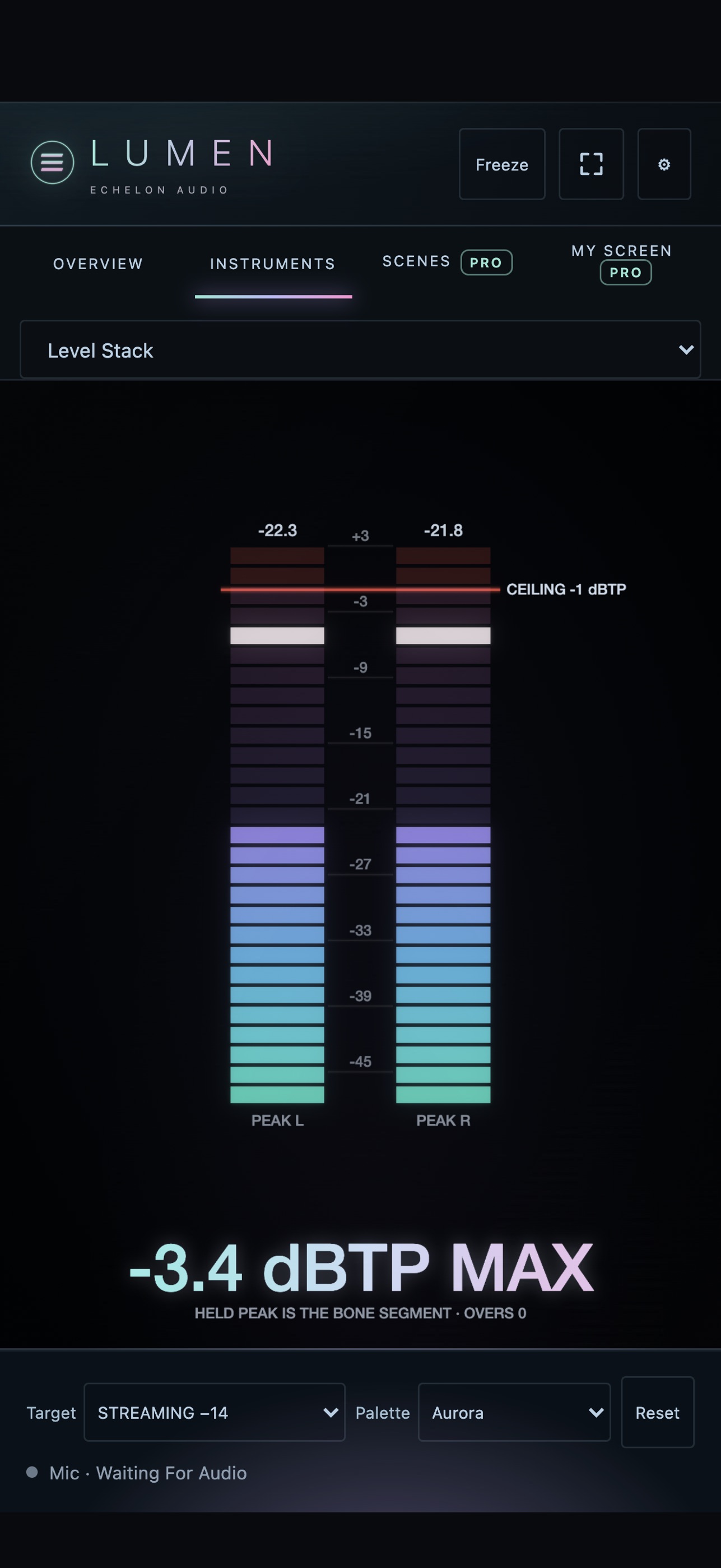 Screenshot 6 of LUMEN — Loudness Meter