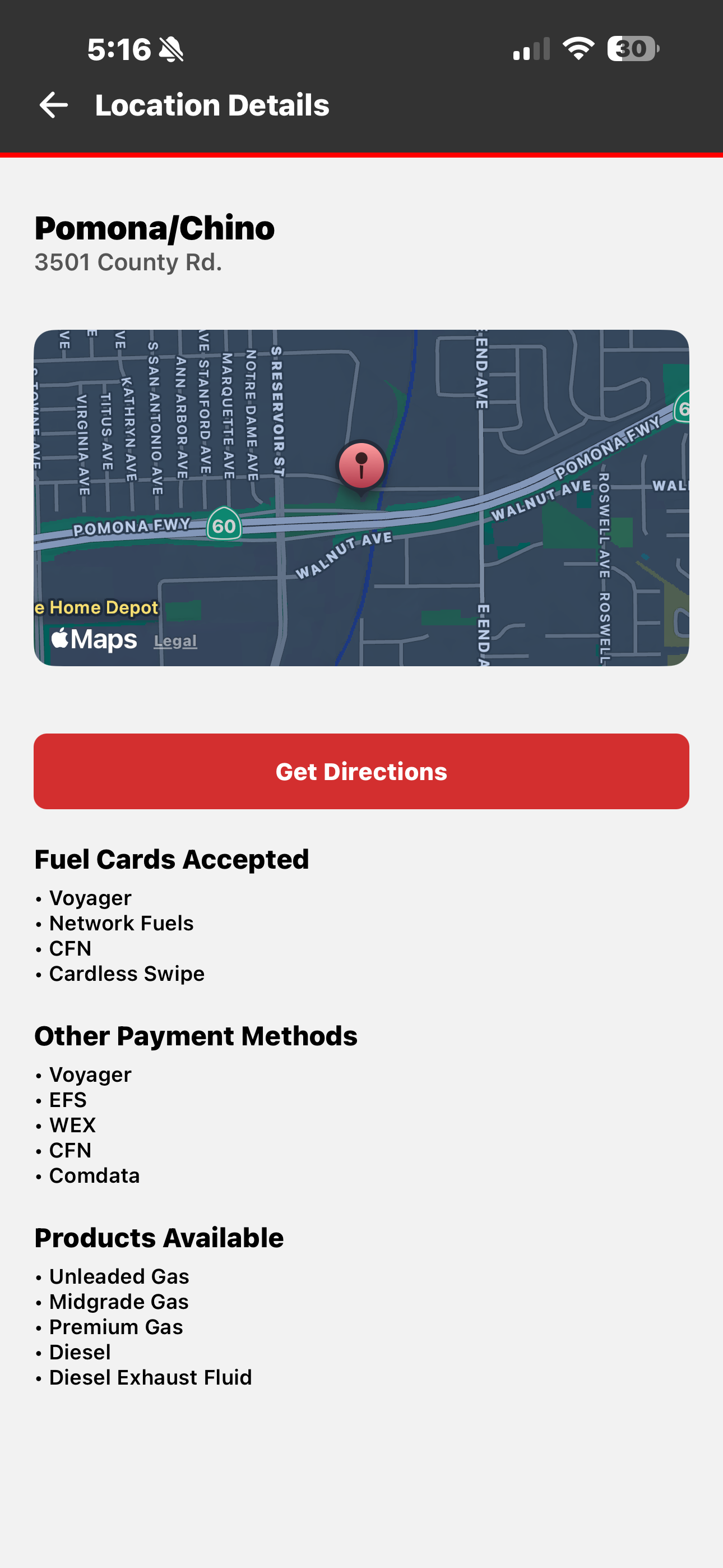 SC Fuels Site Locator
