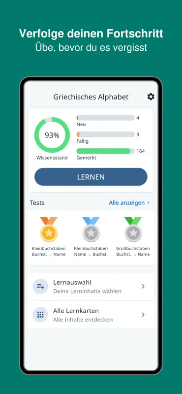 Griechisches Alphabet Trainer screenshot 2 of 7