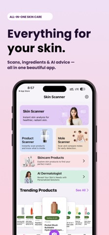 The Skincare Scanner - Derma iPhone screenshot