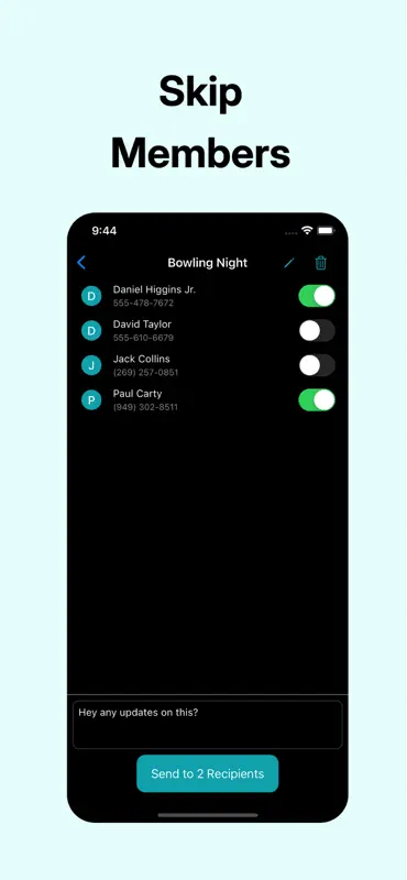 Sent It: Mass text individuals screenshot 4 of 4
