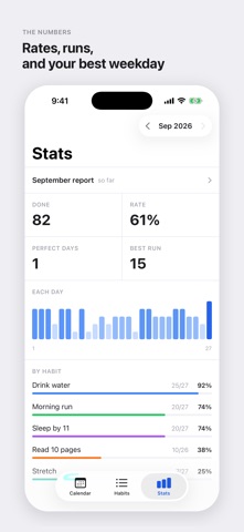 Habit Calendar - Daily Tracker Screenshot 3 of 4