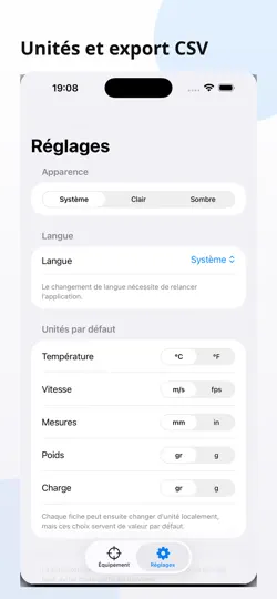 Capture d'écran de Carnet De Tir sur iPhone 5