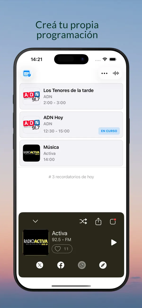 Screenshot #3 pour Radios Chile - AM y FM