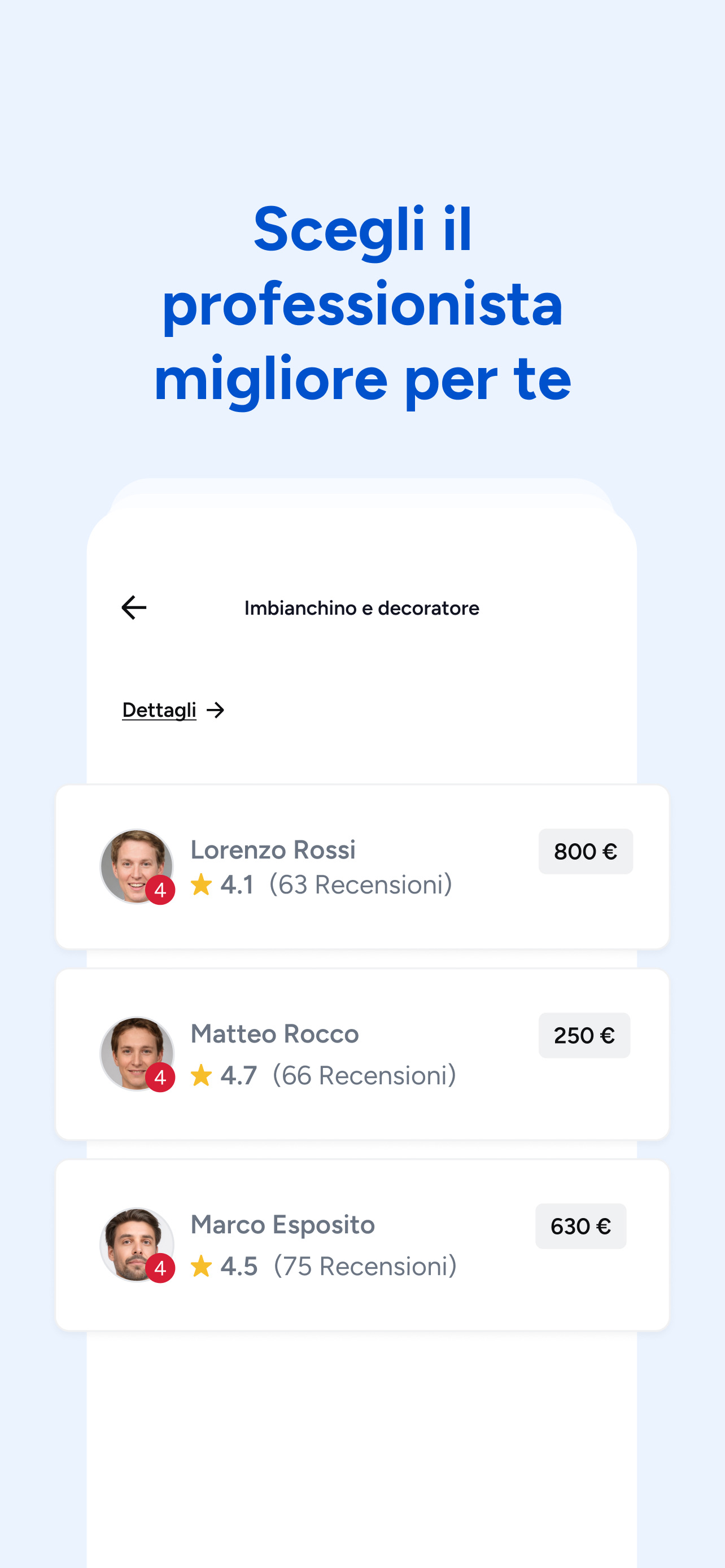 ProntoPro Trova Professionisti screenshot 4