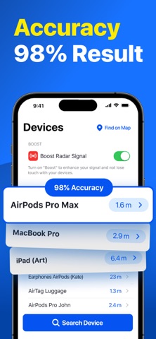 iFinder － Lost Device Finder iPhone screenshot