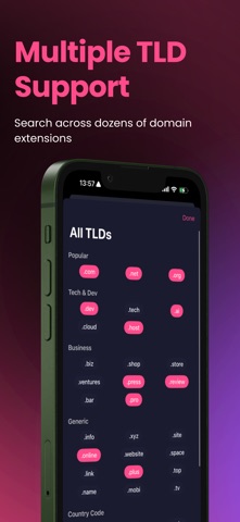 Nameradar: Domain Search screenshot