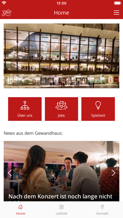 Gewandhausorchester app screenshot