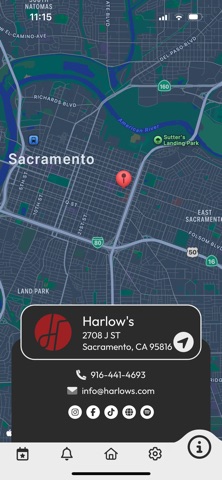 Harlow's iPhone screenshot