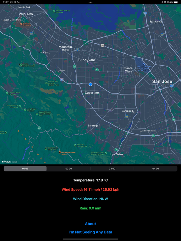 Screenshot #4 pour Cycle Weather App