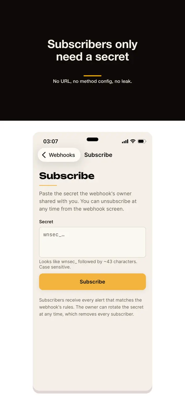 #4. Webhook Notifier (iOS) Ved: Alltrons B.V.