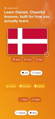 Learn Danish - BrightLingo iPhone screenshot