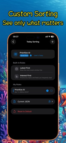ClawRSS: AI RSS Reader Screenshot 3 of 3