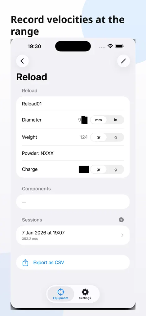 Shooting Logbook - Sports App | MWM