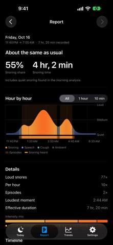 SleepSound Tracker screenshot 1