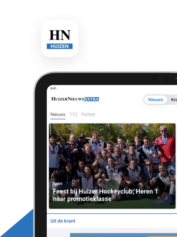 HuizerNieuws iPad screenshot 1